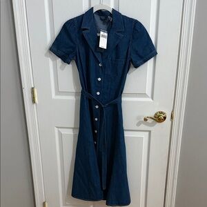Polo Ralph Lauren Dark Blue Midi Dress